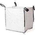 Shop Tough Commercial FIBC Bulk Bags - Duffel Top, Flat Bottom 2205 Lbs Corrugated Wall/PP, 35x35x40 -Pack Of 5 GL353540HDW-5